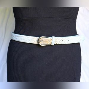 Liz Claiborne Crocodile Leather Belt